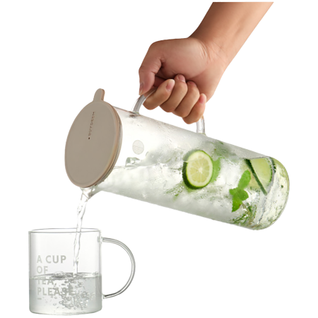 BUYDEEM Beverage glass jug 1200 ml, model CD2003 [3]