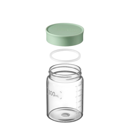 BUYDEEM Glass storage box 300ml x2, model CS1002, color Cozy Greenish [2]