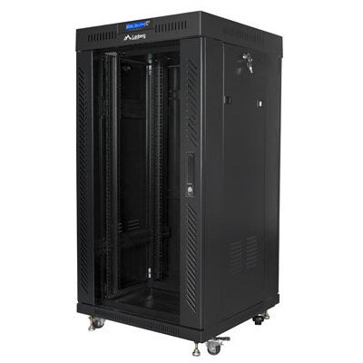 Rack-uri & accesorii rack - Cabinet Rack NATEC LANBERG V2, 19 inch, 22U, 600x600 mm, Free-Standing, Negru