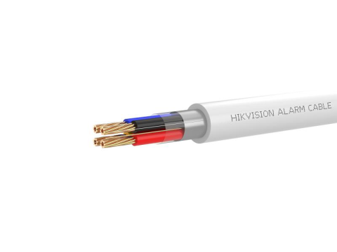 NOD_products_tech - Cablu alarma Hikvision DS-1AC4APL1; 4 fire: 4×0.22 mm2, rezistenta foc: CPR Eca, 25AWG, material cupru integral, rola 100m .