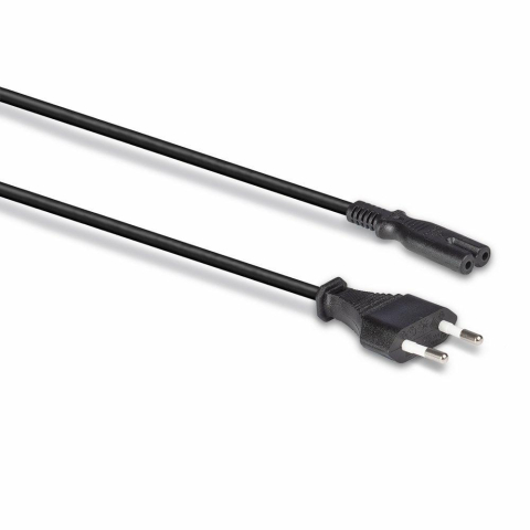 Cablu alimentare Lindy Euro C8 - IEC C7, 5m, negru Description Connector A: Euro Mains Plug Connector B: IEC C7 Cable type: H03-VV-H2F 2 x 0.75mm² Colour: Black https://www.lindy-international.com/Mai [2]