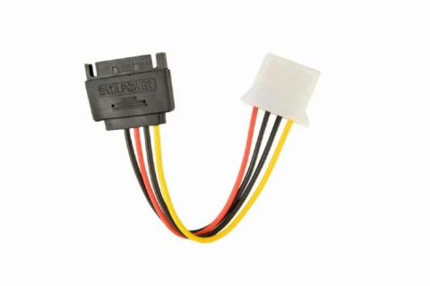 Accesorii PC - Cablu alimentare SATA la Molex 15cm Gembird