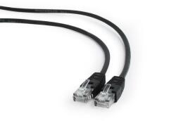 Cabluri retea - Cablu de retea patchcord GEMBIRD UTP Cat. 5e, 3m, Negru (PP12-3M/BK)