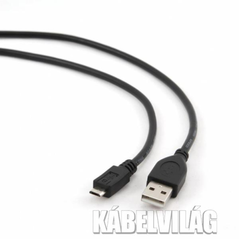 Accesorii telefoane - Cablu Micro USB Gembird CCP-MUSB2-AMBM-10 USB 2.0 3m negru
