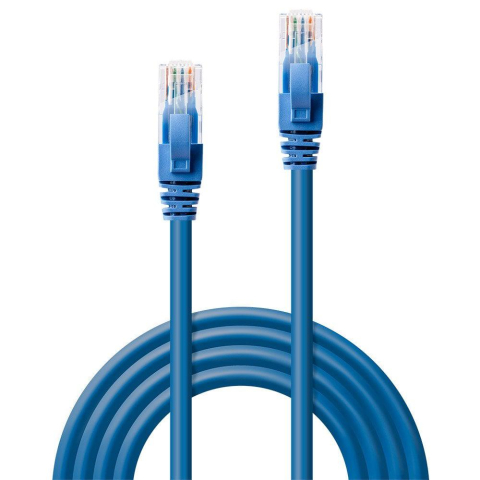 NOD_products_tech - Cablu retea Lindy LY-48018, 2m Cat.6 U/UTP, Blue