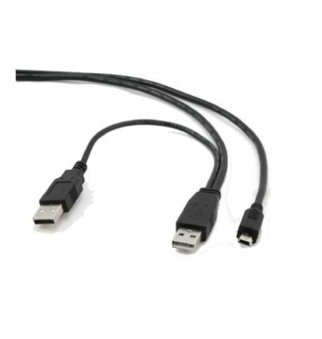 Accesorii PC - Cablu USB Y la Mini USB Gembird CCP-USB22-AM5P-3 0.9m