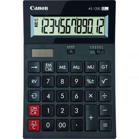 Piese si accesorii - Calculator de birou Canon AS-1200, 12 cifre (AS-1200)