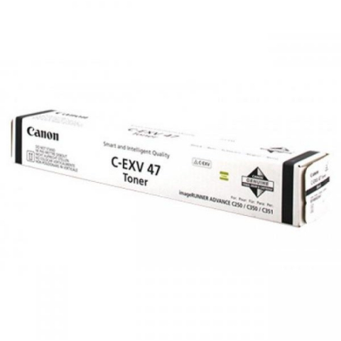 iR C1225iF - Toner Canon C-EXV47BK (Black/Negru), original, 18500 pagini