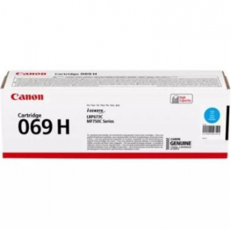 Toner Canon CRG-069HC, albastru (cyan), original, 5.5k pagini
