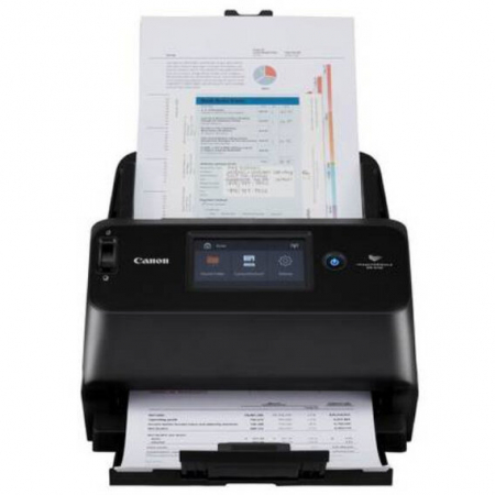 Scannere - Scanner Canon DR-S130, dimensiune A4, tip sheetfed, viteza scanare: 30ppm alb-negru si color, duplex, rezolutie optica 600dpi, ADF 60 coli, senzor CIS, software: ISIS / TWAIN Driver (Windows 8.1 / 10. Windows Server 2012 R2 /2016 / 2019) CaptureOnTouch Pro, CaptureOnTouch JobTool, Wireless