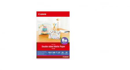 Hartie foto - Hartie foto Canon MP-101D, dimensiune 18X25 cm, 20 coli, mata, greutate 240g/m2.