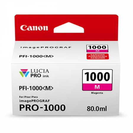PFI-1000 - Cartus cerneala original Canon PFI-1000M magenta (Magenta), 80ml