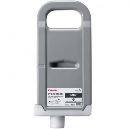 Cartus Cerneala - Cartus cerneala original Canon PFI-701MBK Negru Mat (Matte Black), 700ml