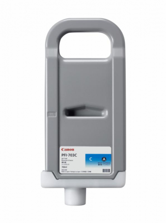 Cartuse & Tonere - Cartus cerneala original Canon PFI-703C albastru (Cyan), 700ml