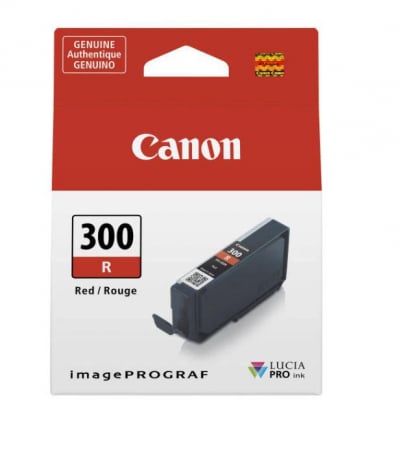 PFI-300 - Cartus cerneala Canon PFI-300R, rosu (red), original, 130 ml