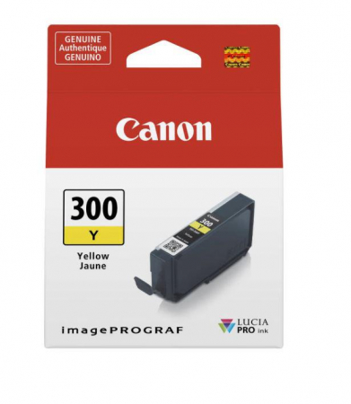 PFI-300 - Cartus cerneala Canon PFI-300Y, Galben (yellow), original, 130 ml