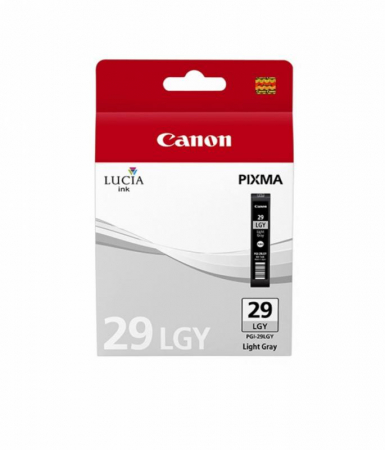 Pixma PRO-1 - Cartus cerneala original Canon PGI-29LGY Light Grey (Gri Deschis), 352 pagini A4
