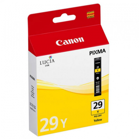 Pixma PRO-1 - Cartus cerneala original Canon PGI-29Y Yellow (Galben), 290 pagini A4