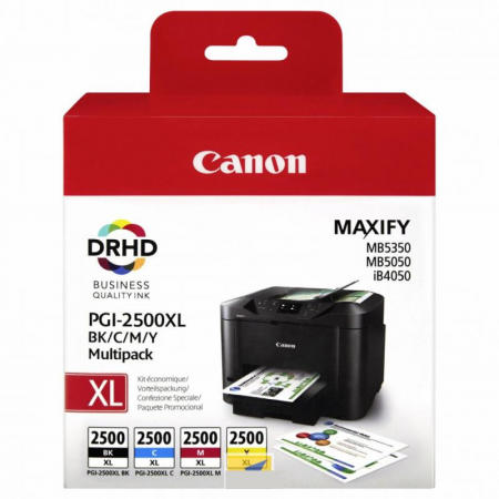 Maxify - Set cartuse cerneala Canon B+C+M+Y PGI-2500XL