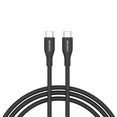 Cabluri & Adaptoare - CANYON cable CC60SC10 C-C 60W 1m Silicon Black