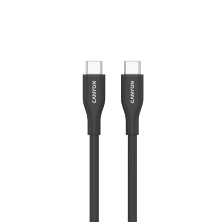 CANYON cable CC60SC10 C-C 60W 1m Silicon Black [1]