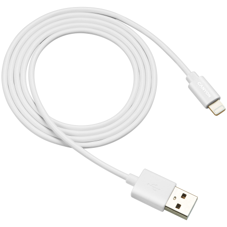 Cabluri & Adaptoare - CANYON cable MFI-1 Lightning 12W 1m White