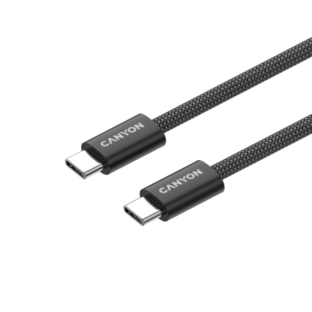 CANYON cable OnWire 60MG C-C 60W Magnet Braided 1m Black [2]
