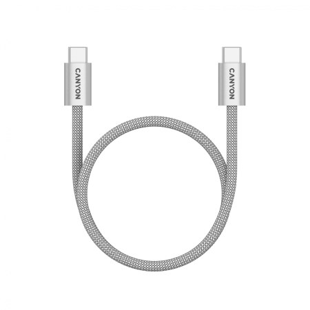 CANYON cable OnWire 60MG C-C 60W Magnet Braided 1m Light Grey [3]