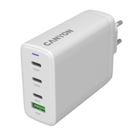 CANYON charger CU140ACC GaN 150W 3xPD 1xQC EU White [3]