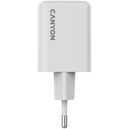CANYON charger CU45AC GaN 45W 1xPD 1xQC EU White [1]
