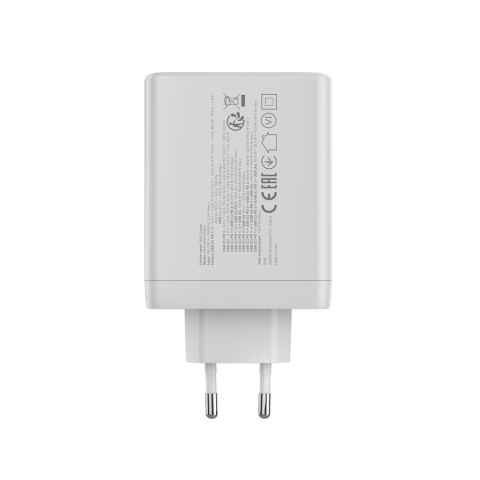 CANYON charger OnCharge 120 GAN Total 120W MAX 3 USB-C +1 USB-A White EU plug [5]