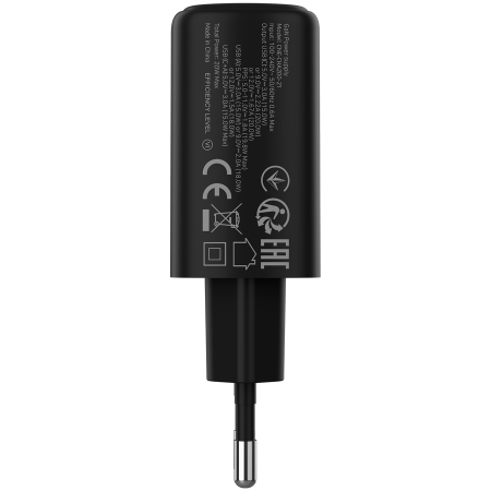 CANYON charger OnCharge 200 20W 1xPD 1xQC EU Black [2]