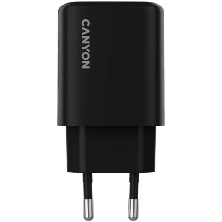 CANYON charger OnCharge 250 25W 1xPD 1xQC EU Black [1]