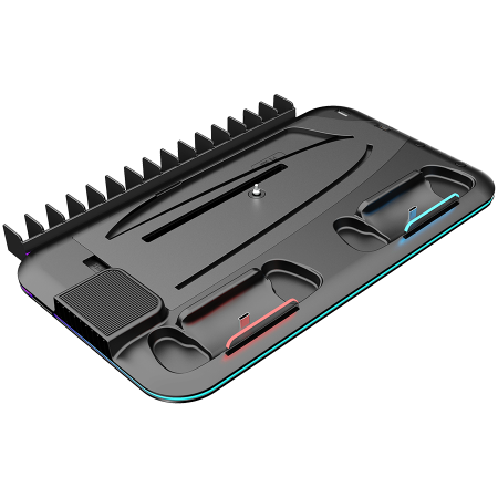 Jocuri si multimedia - CANYON cooling stand CS-51 RGB PS5 Slim/DE Charge Black