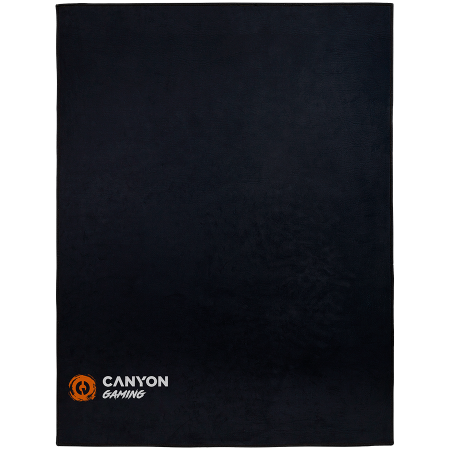 Jocuri si multimedia - CANYON FM-01, floor mat for gaming chair Size: 100x130cm lower side:antislip basedurable polyester fabricColor: Black with canyon logo