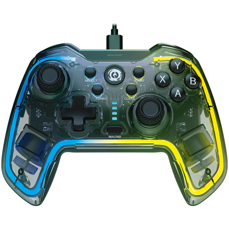 Jocuri si multimedia - CANYON gamepad Brighter GP-02 Wired Crystal
