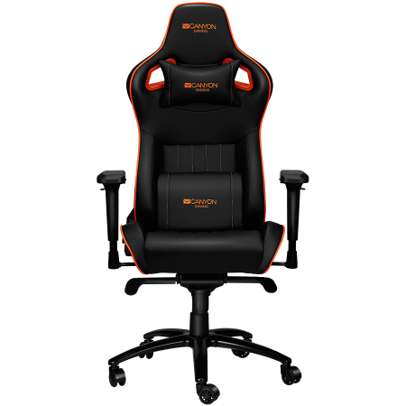 Jocuri si multimedia - CANYON gaming chair Corax GС-5 Black Orange