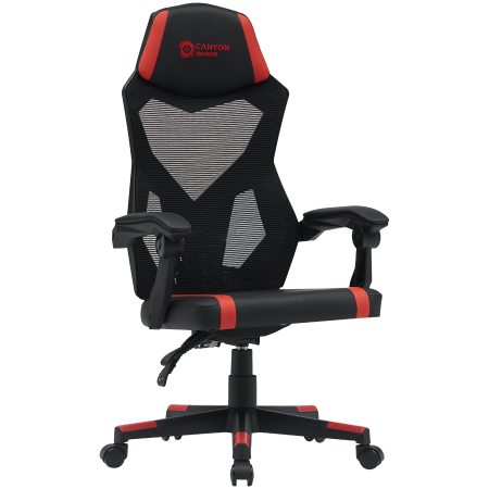 CANYON gaming chair Flow MCH01 Mesh Black Red [1]