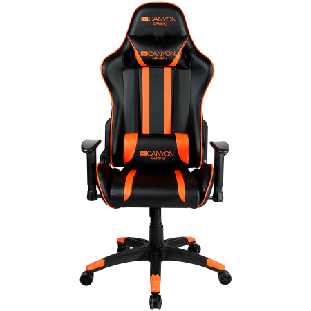 Jocuri si multimedia - CANYON gaming chair Fobos GC-3 Black Orange