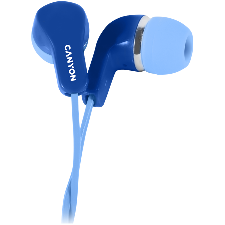 Audio - CANYON headphones EPM-02 Mic 1.2 m Blue
