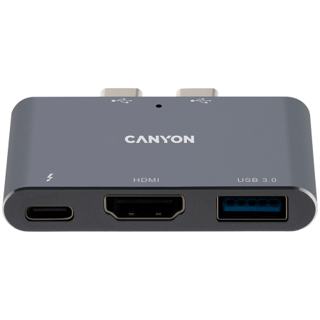 ReÈ›elisticÄƒ & Smart Home - CANYON hub DS-1 3in1 Thunderbolt 3 Space Grey