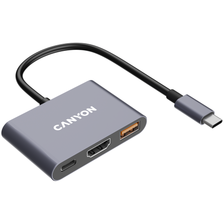 CANYON hub DS-4 3in1 USB-C Grey [3]