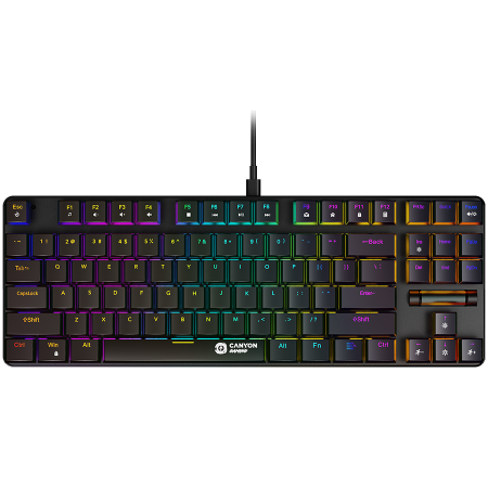 Jocuri si multimedia - CANYON keyboard Cometstrike TKL GK-50 EN Wired