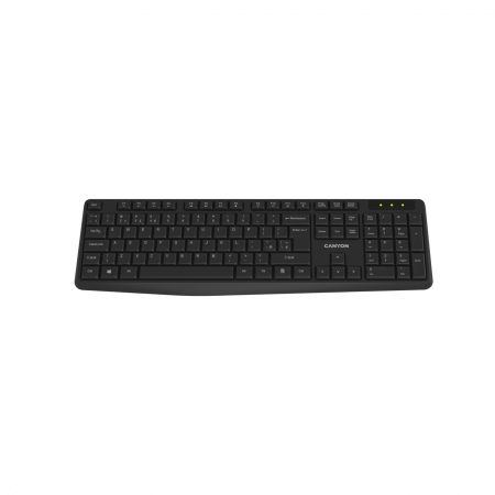 Periferice & Accesorii - CANYON keyboard KB-W01 EN Wireless Black