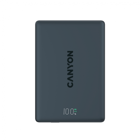 CANYON magnetic power bank OnPower 500 PD20W 5000mAh Aluminium Interstellar Black [2]