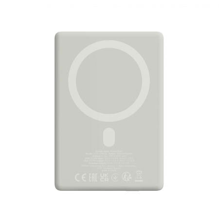 CANYON magnetic power bank OnPower 500 PD20W 5000mAh Aluminium Star Grey [4]