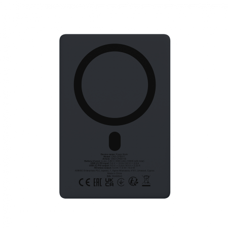 CANYON magnetic power bank OnPower 511 PD20W 10000mAh Aluminium Interstellar Black [3]