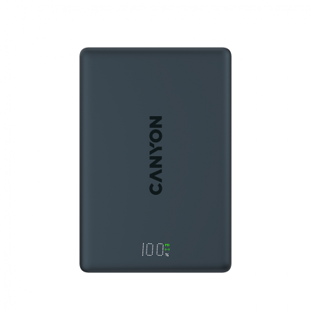 CANYON magnetic power bank OnPower 511 PD20W 10000mAh Aluminium Interstellar Black [2]