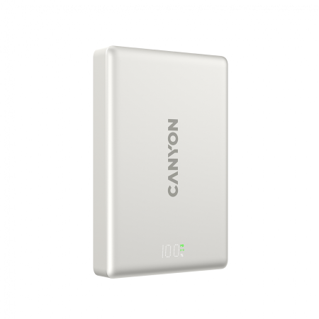 Accesorii - CANYON magnetic power bank OnPower 511 PD20W 10000mAh Aluminium Star Grey
