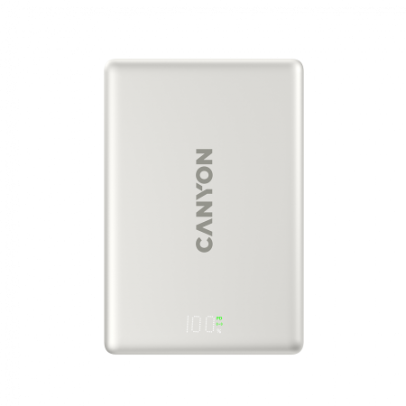 CANYON magnetic power bank OnPower 511 PD20W 10000mAh Aluminium Star Grey [2]